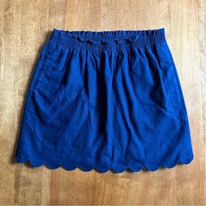 J. Crew Vibrant Blue Mini Skirt - Size 10
